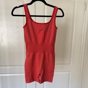 Sleeveless Stretch Athletic Romper